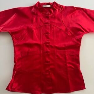 Stunning Red Prada Spring 2003 Kimono shirt.